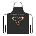 Dark apron with gothic, horror, and literary inspired design