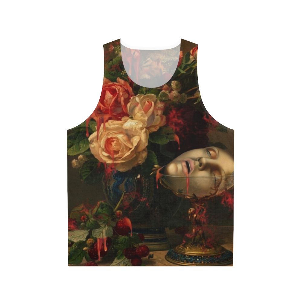 Dark surreal gothic unisex tank top