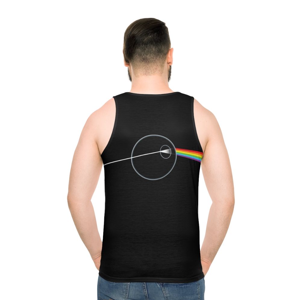 Unisex "Dark Side of That's No Moon" pop art inspired tank top