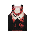 Dark Souls and Bloodborne inspired unisex tank top with the text "And So The Nightly Hunt Begins"