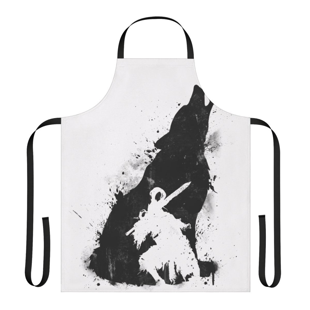 Dark Souls inspired fantasy knight apron with Abyss Warrior design