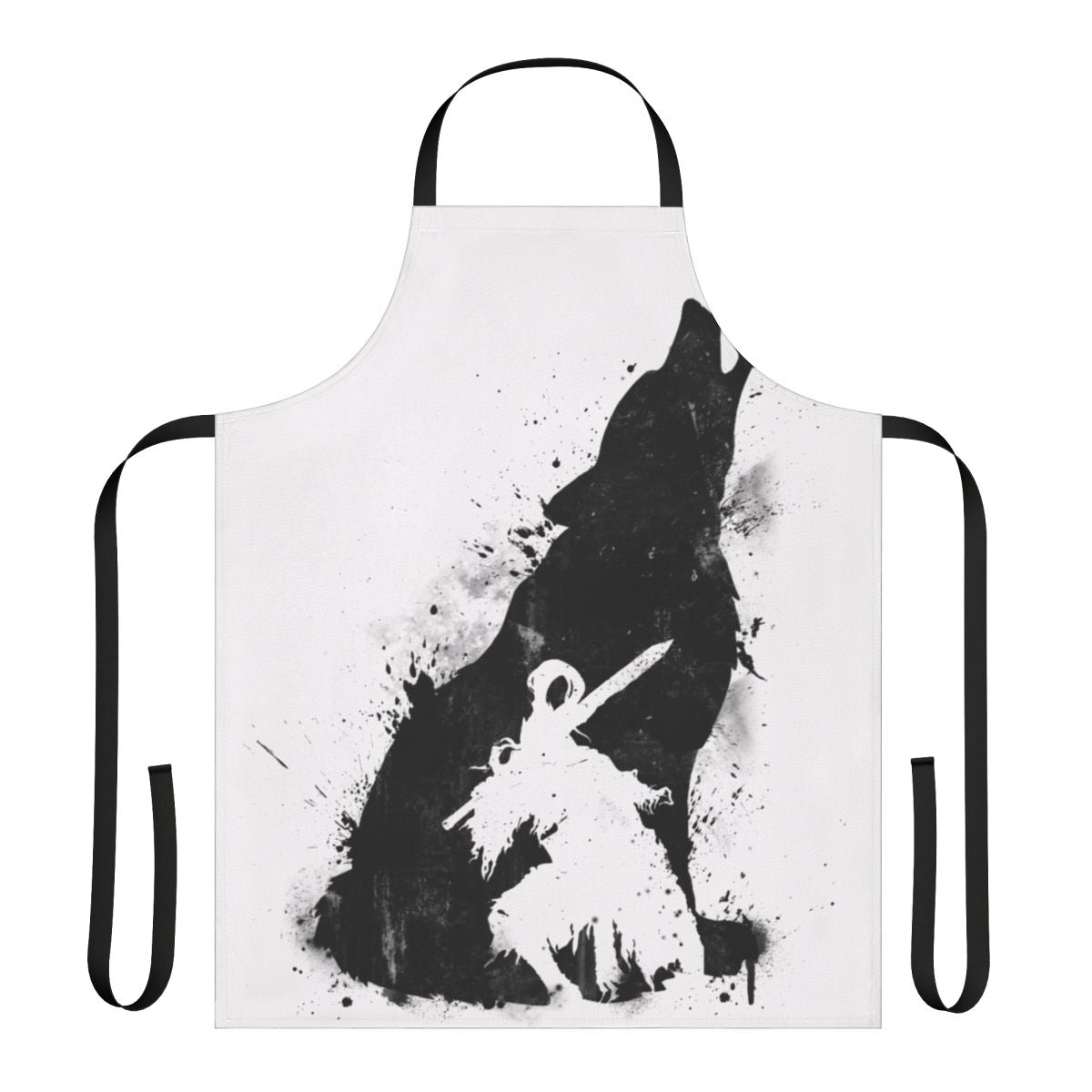 Dark Souls inspired fantasy knight apron with Abyss Warrior design