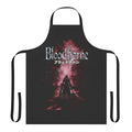 Dark fantasy inspired apron with Bloodborne and Dark Souls imagery