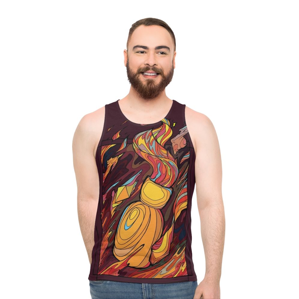 Dark Souls Stained Glass Embers Unisex Tank Top
