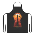 An apron featuring imagery and designs inspired by "The Dark Tower" by Stephen King
