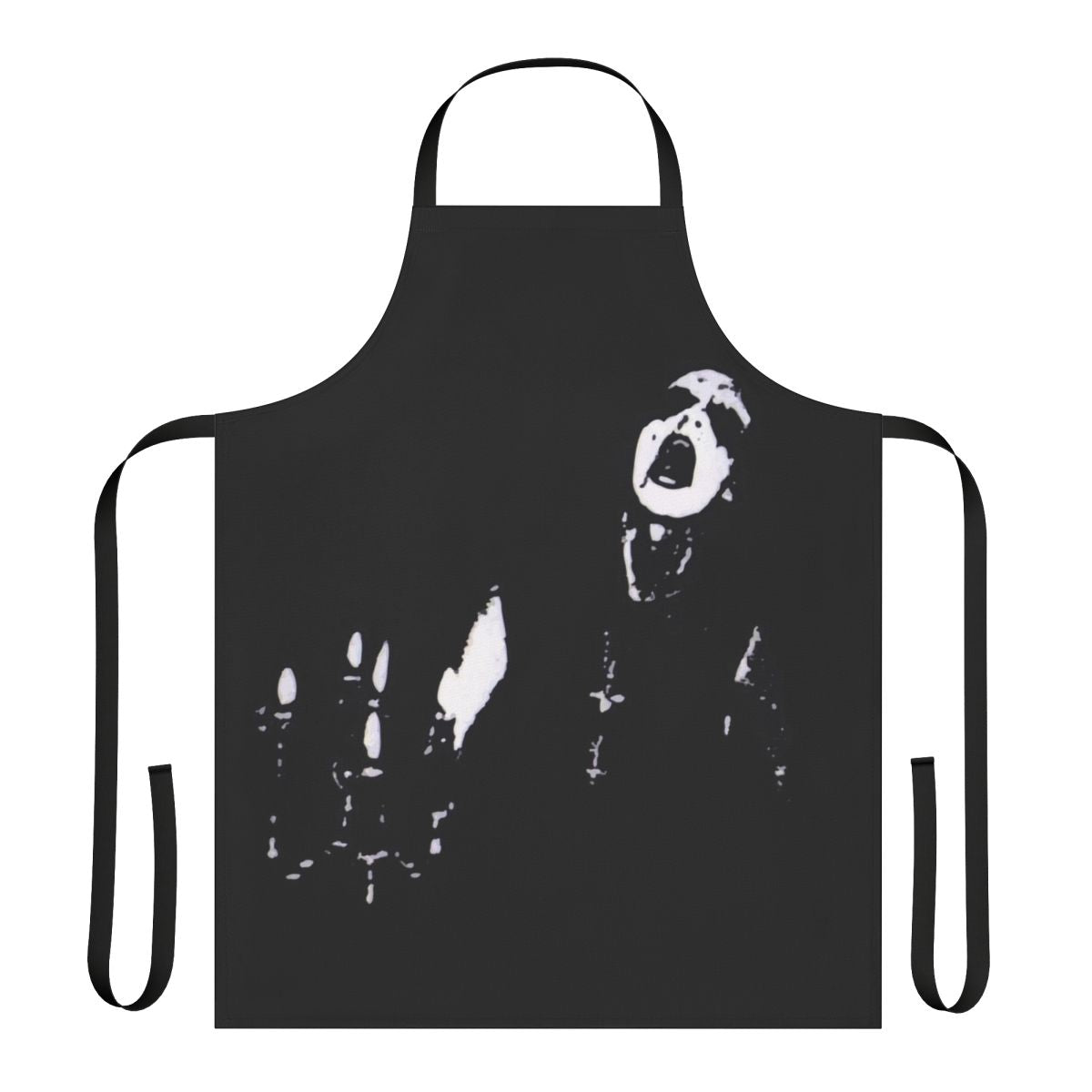 Dark Transylvanian Metal Hunger Apron - Inspired by 90s Black Metal Album Cover