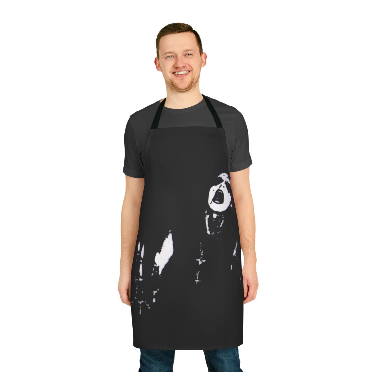 Dark Transylvanian Metal Hunger Apron - Inspired by 90s Black Metal Album Cover