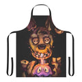 Dark, watercolor-style fan art apron inspired by the Five Nights at Freddy's horror video game series