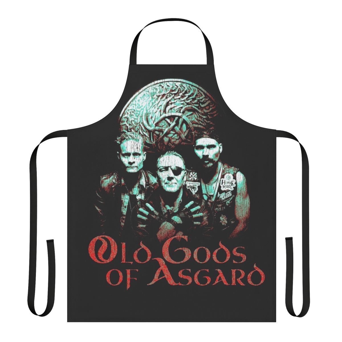 Darkness-themed apron featuring a parody design inspired by the videogame Alan Wake