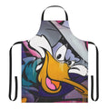 Darkwing Duck inspired apron with cartoon animation and superhero design for COVID-19 protection