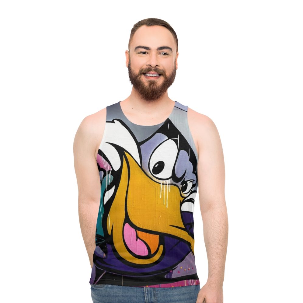 Darkwing Duck unisex cartoon superhero tank top
