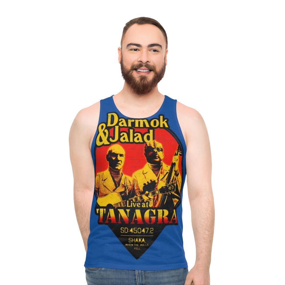 Darmok and Jalad at Tanagra unisex tank top