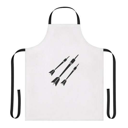 Darts Graphic Tee Apron for Sports and Hobby Enthusiasts