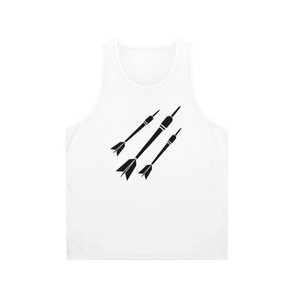 Darts sport unisex tank top