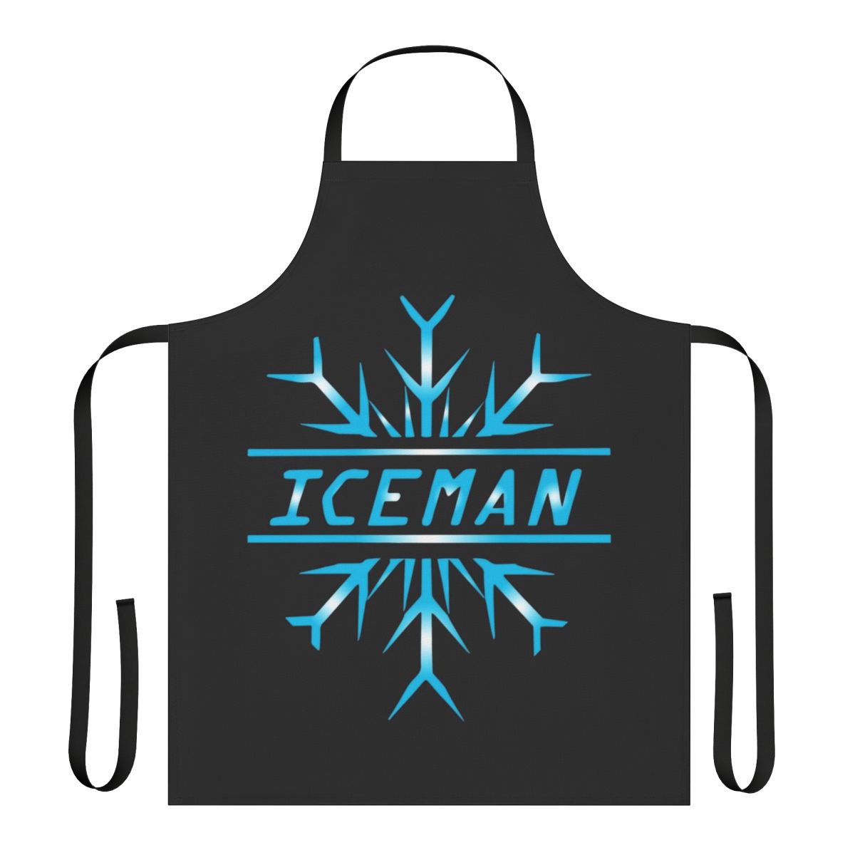 Darts themed apron featuring the Gerwen Price Iceman design