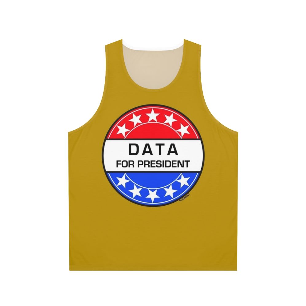 Data for President Unisex Sci-Fi Tank Top