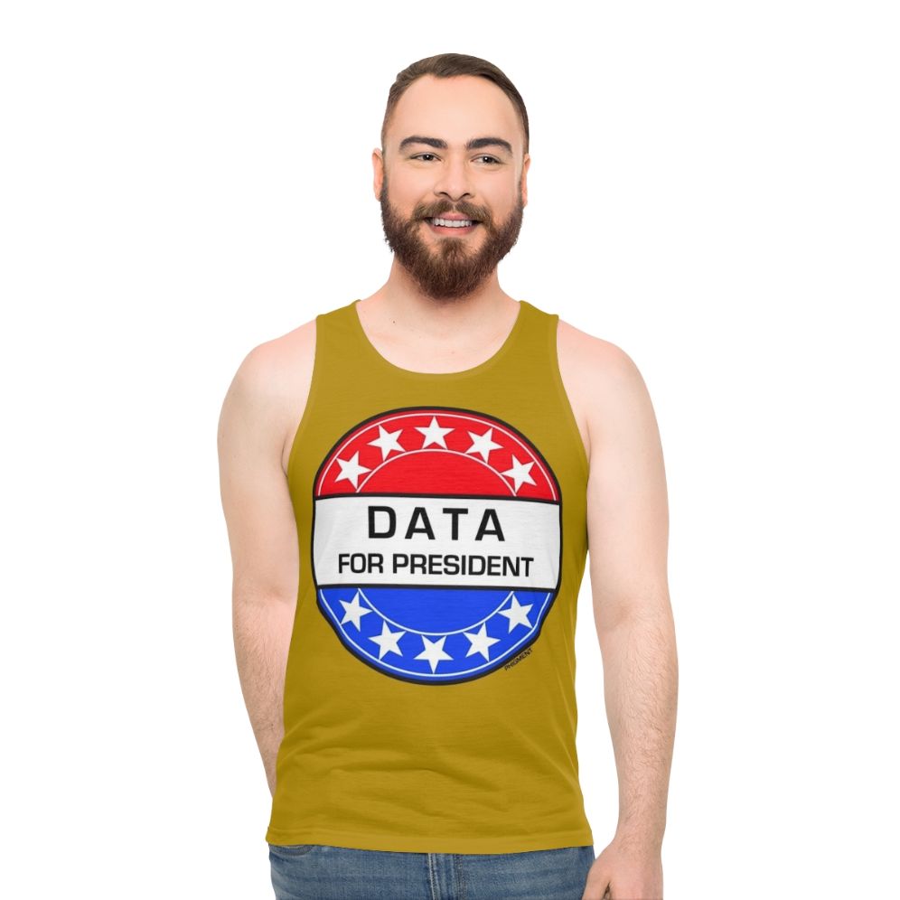 Data for President Unisex Sci-Fi Tank Top