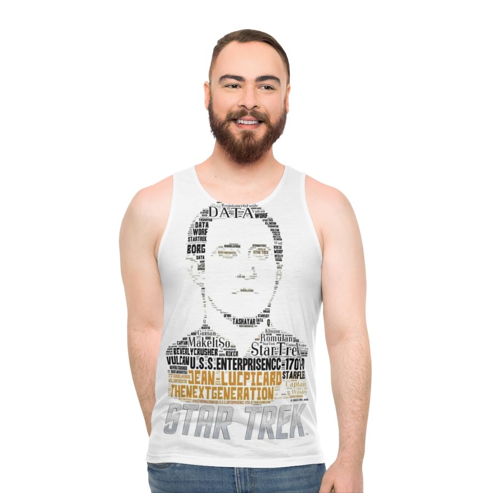 Data Star Trek: The Next Generation Unisex Tank Top