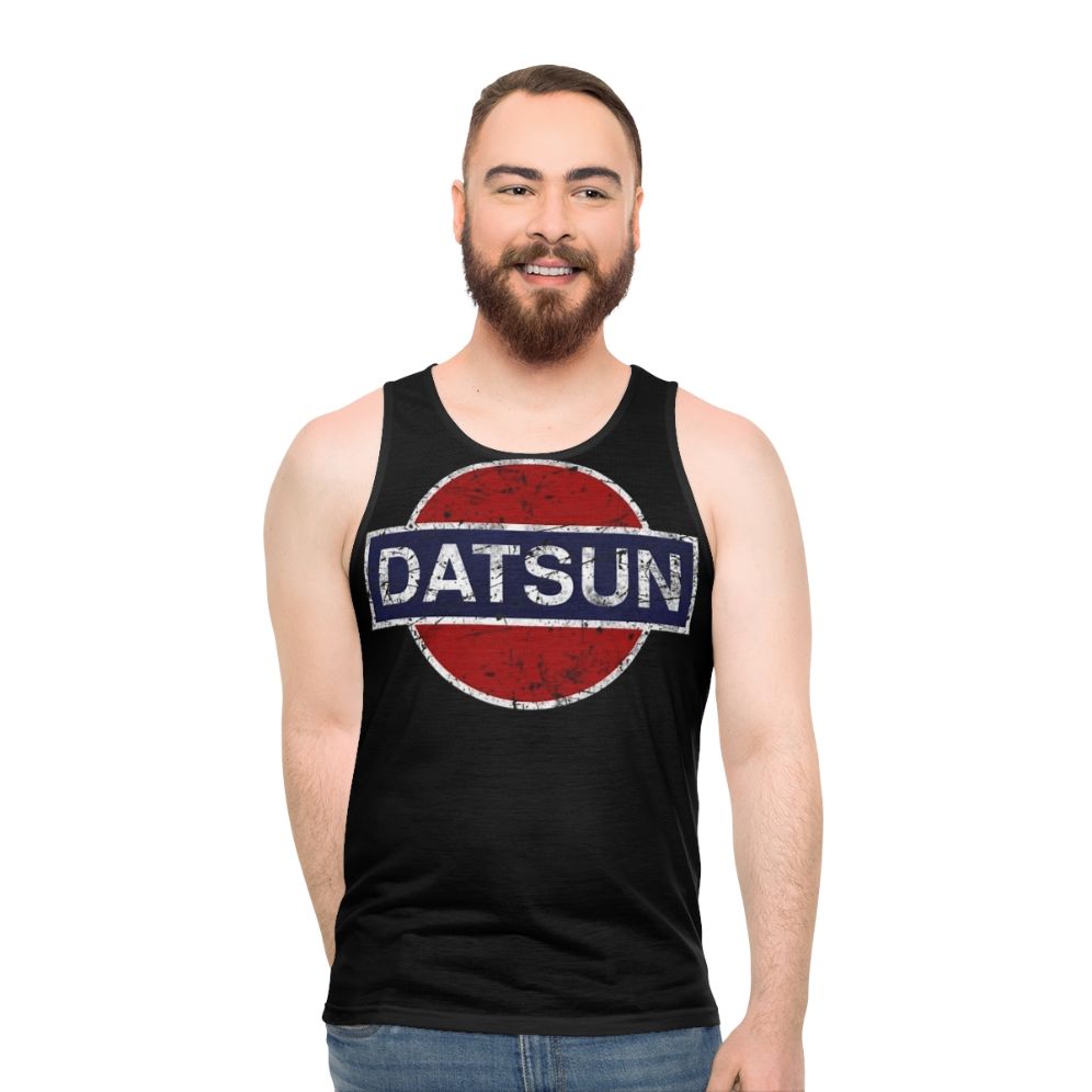 Datsun vintage car unisex tank top