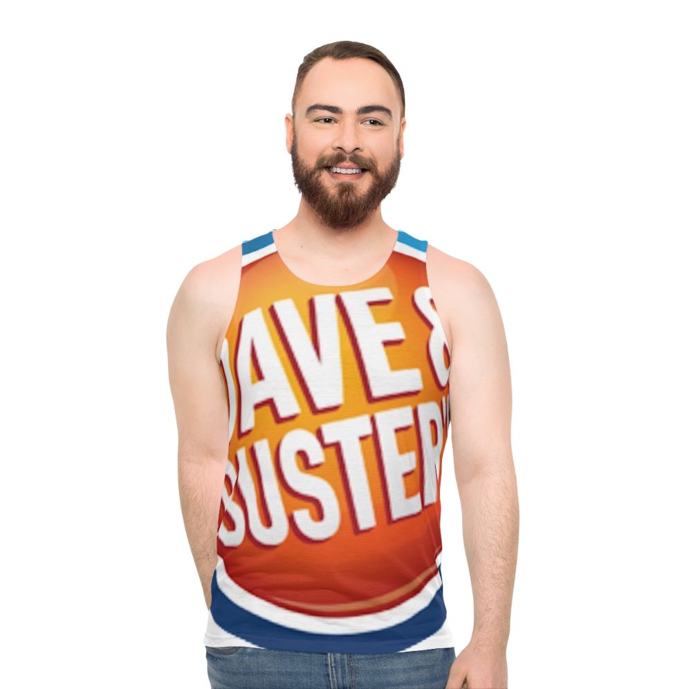 Dave & Buster's logo unisex tank top