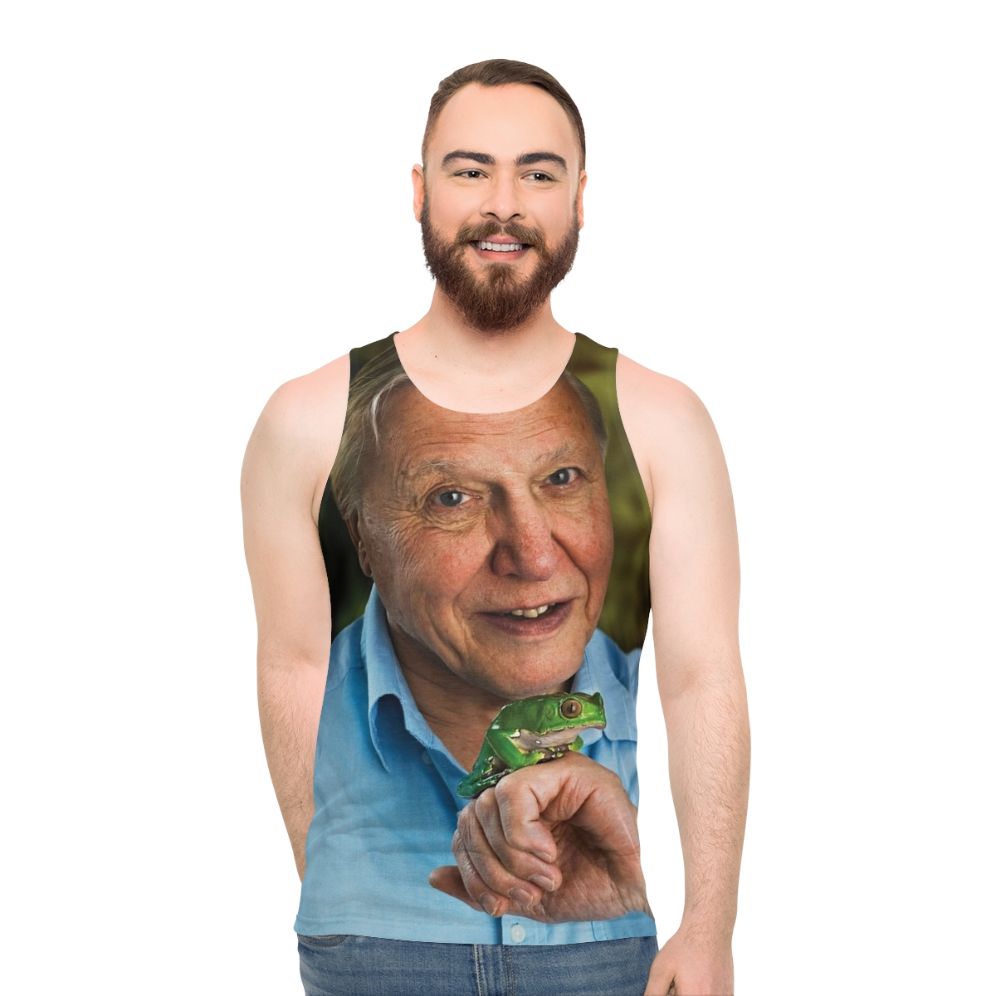 David Attenborough All Over Print Unisex Tank Top