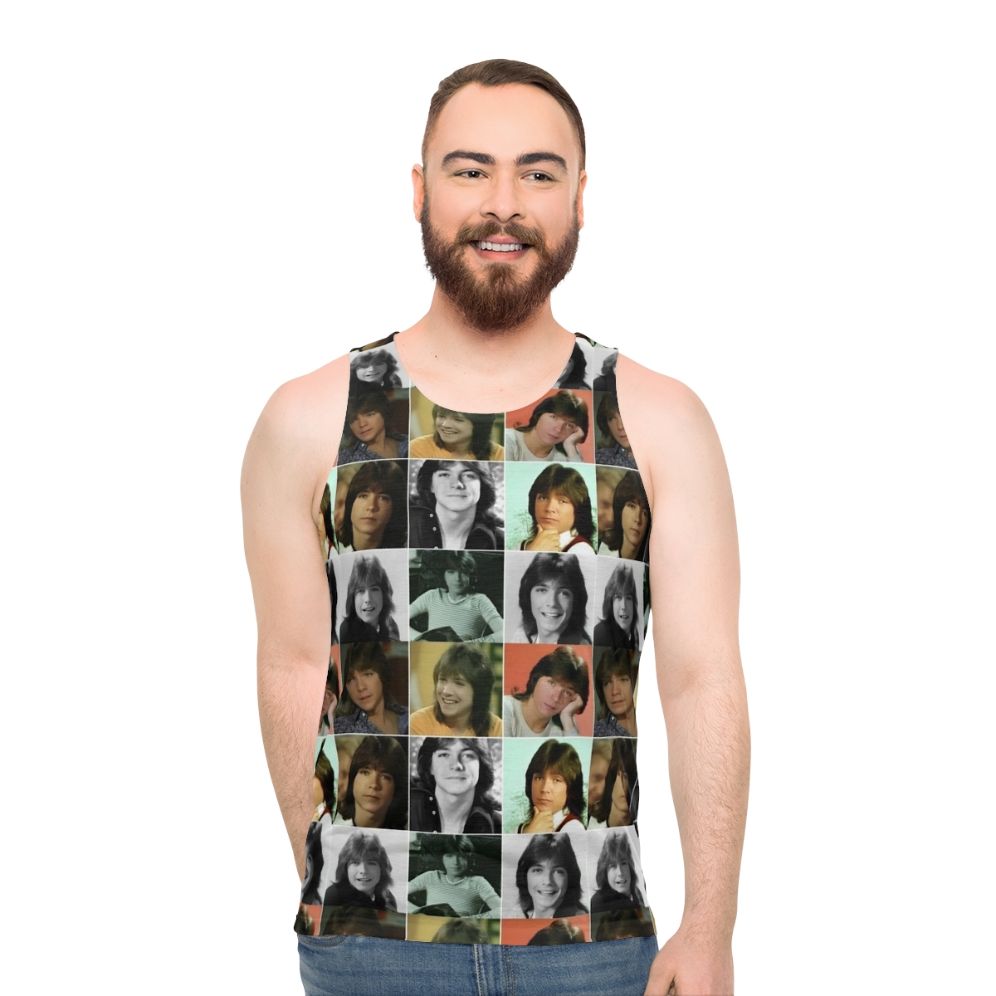 Retro David Cassidy Collage Unisex Tank Top