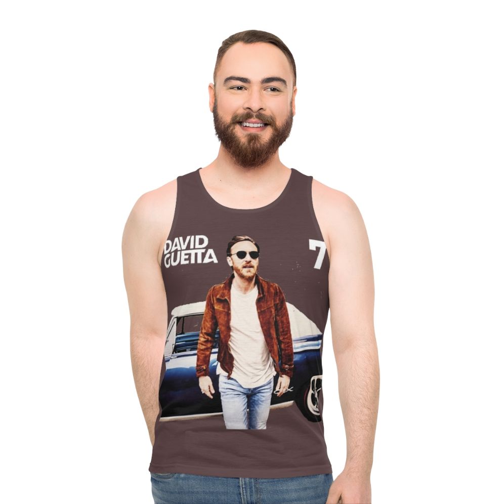 David Guetta Unisex Dance Music Tank Top