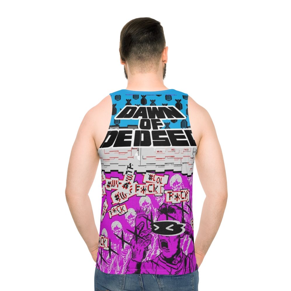 Dawn of Dedsec Unisex Tank Top with Dedsec logo