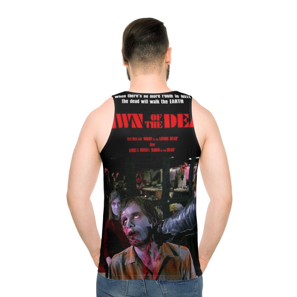 Dawn Of The Dead Unisex Tank Top featuring zombie design