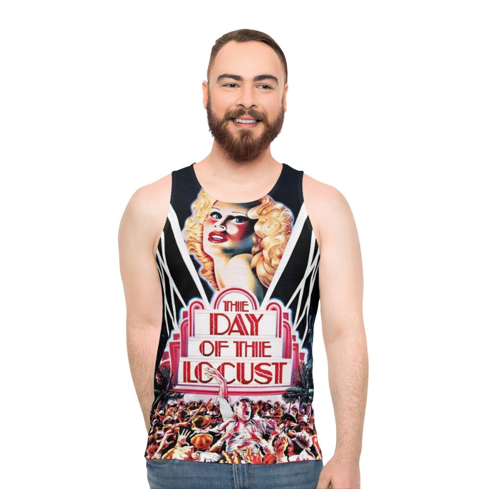 Day of the Locust 1970s art film unisex tank top