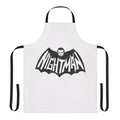 Dayman vs Nightman themed apron in a sun design