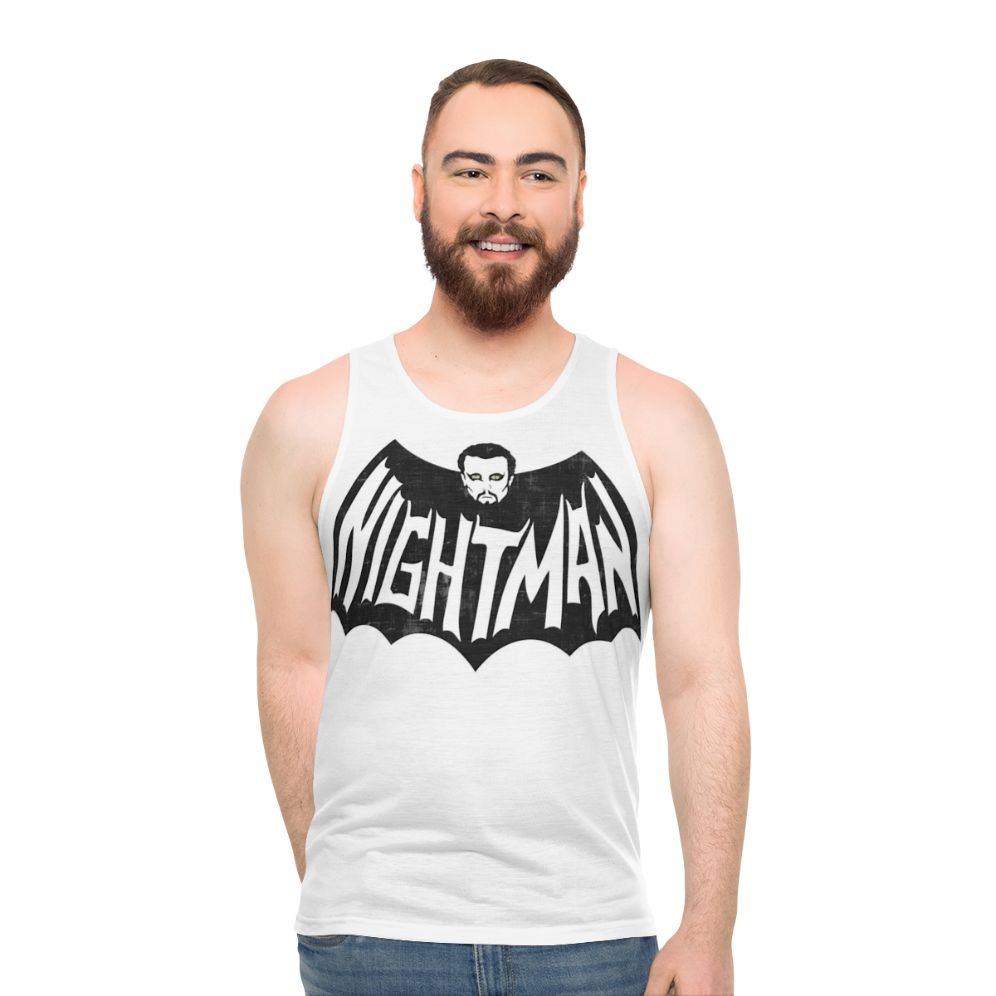 Dayman vs Nightman Unisex Tank Top