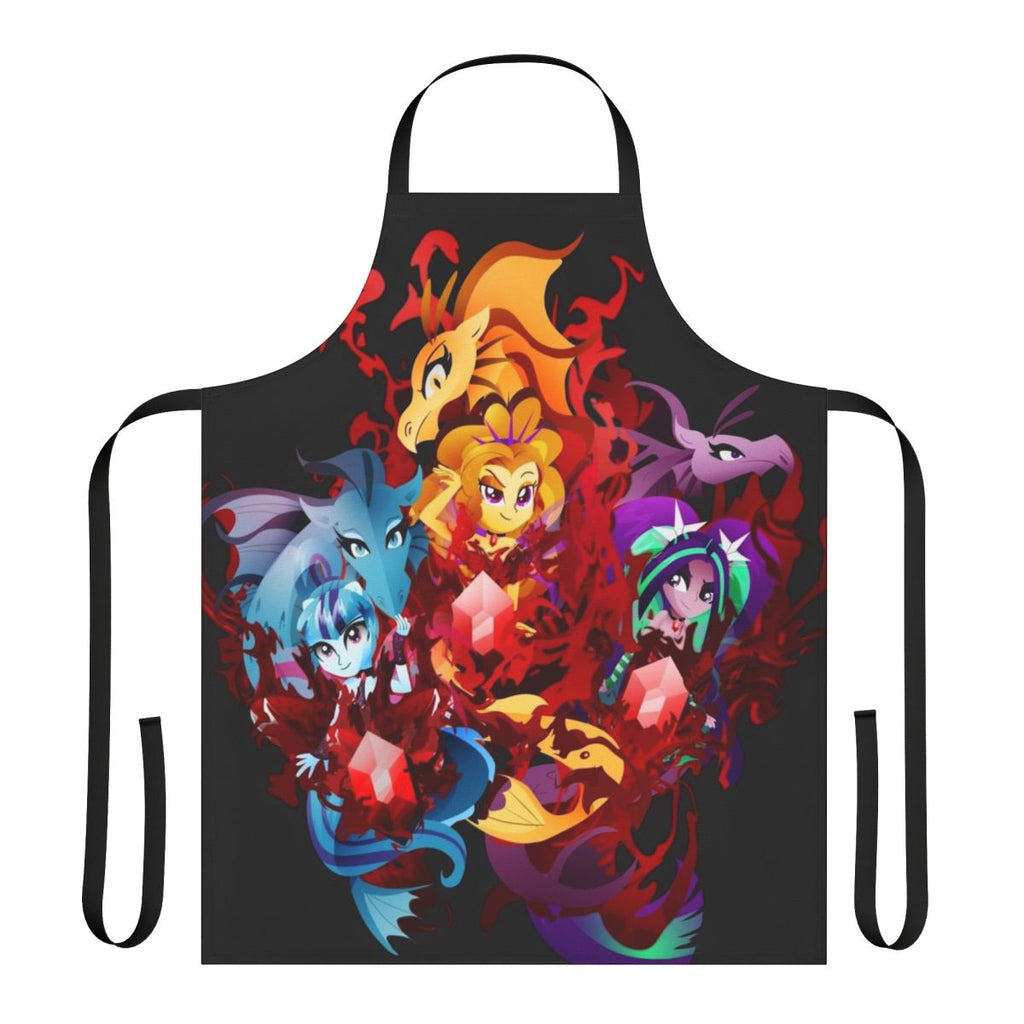 Dazzling character apron featuring the Dazzlings from Equestria Girls and My Little Pony