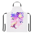 Vibrant apron with crystal gems and characters from the popular cartoon series Steven Universe
