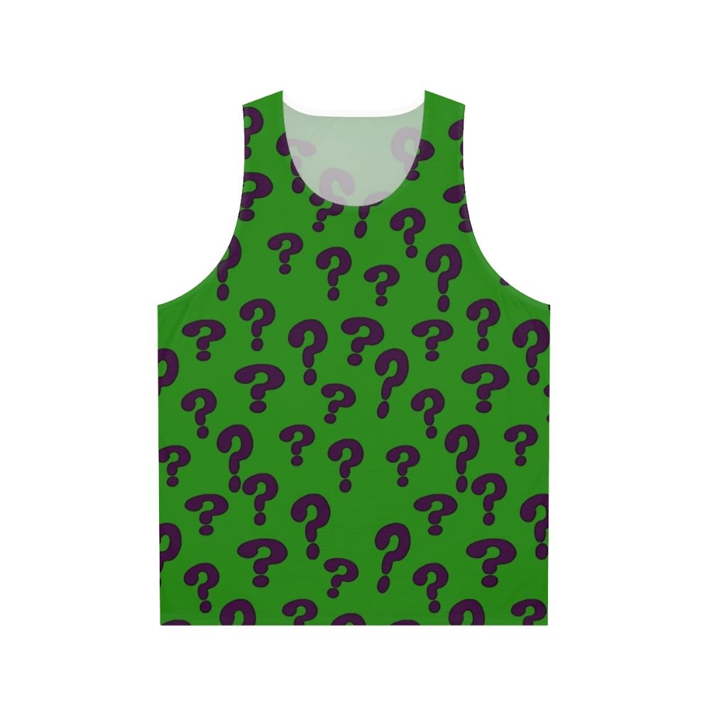 Unisex DC Comics Riddler Themed Tank Top