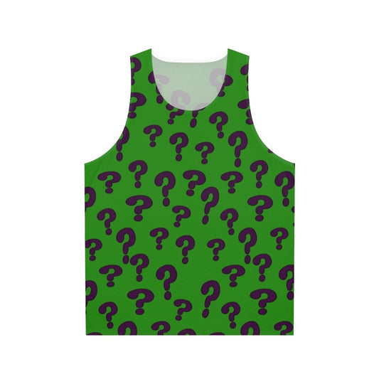 Unisex DC Comics Riddler Themed Tank Top