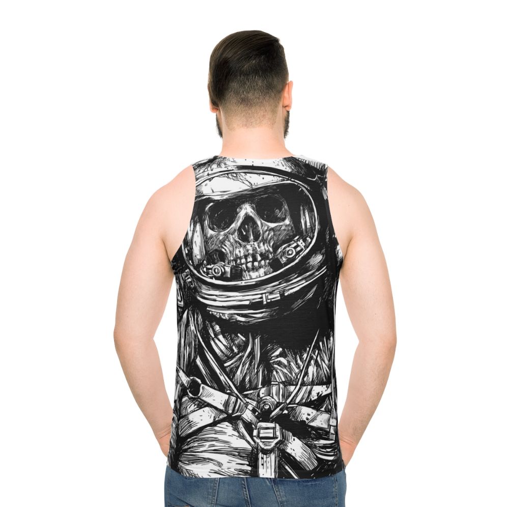 Dead astronaut unisex tank top