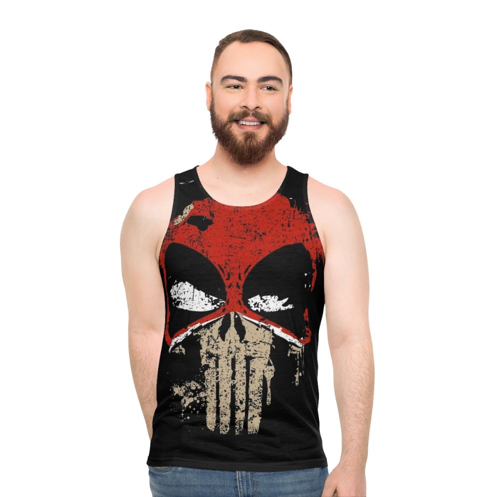 Deadpool 'Punishment By Chimichanga' Unisex Tank Top