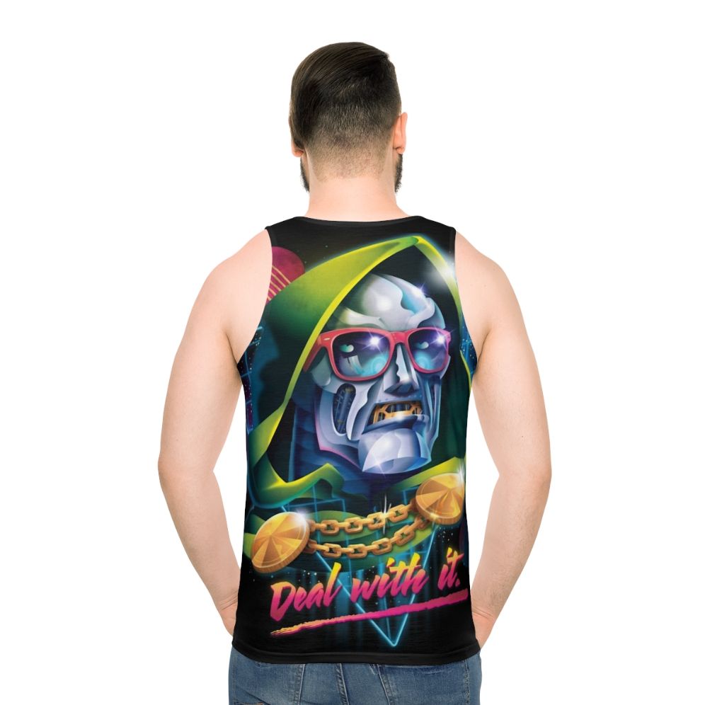 Unisex "Deal With It" comic book inspired tank top