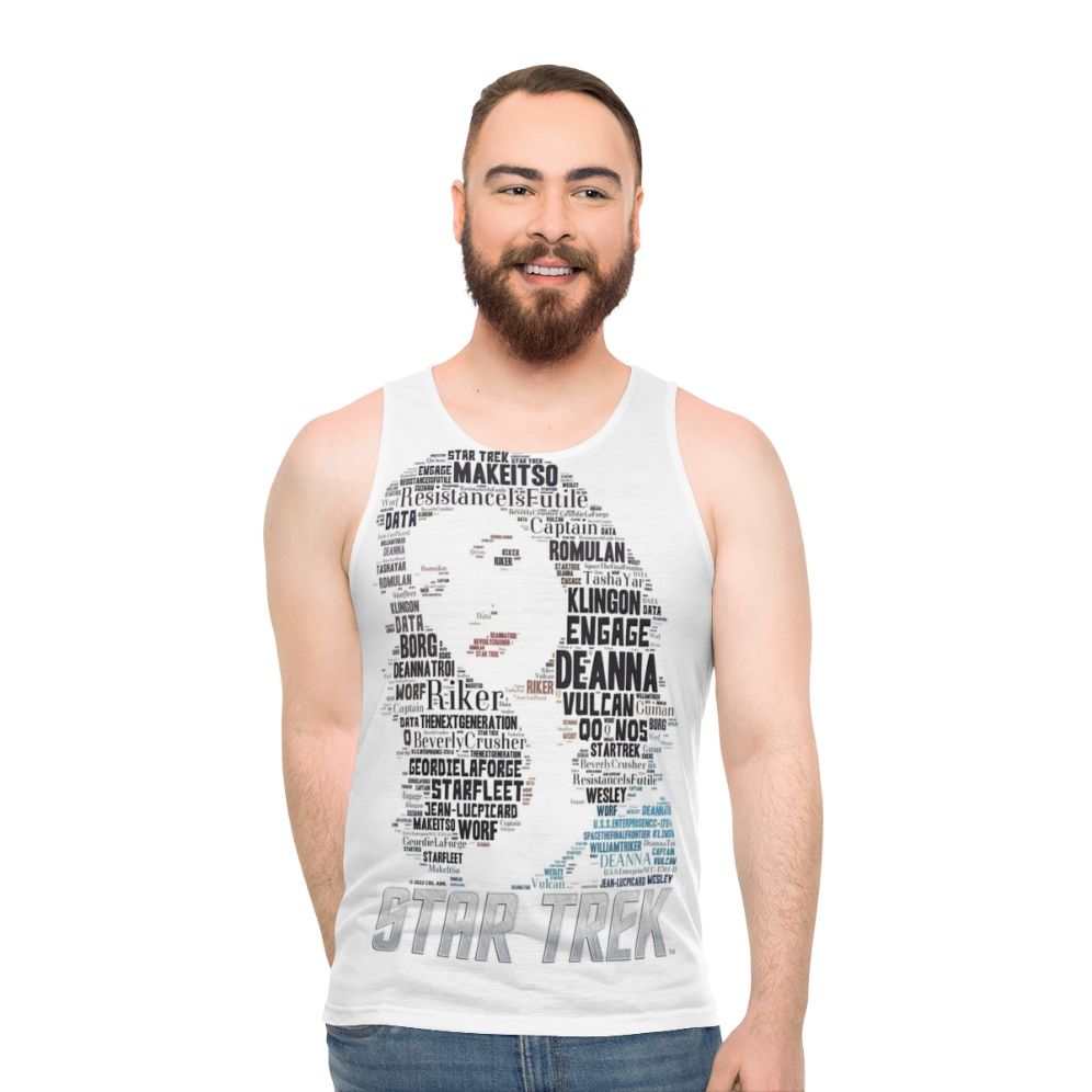 Deanna Troi Star Trek Next Generation Unisex Tank Top
