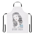Deanna Troi Star Trek The Next Generation Inspired Apron with Enterprise, Starfleet, and Sci-Fi Imagery
