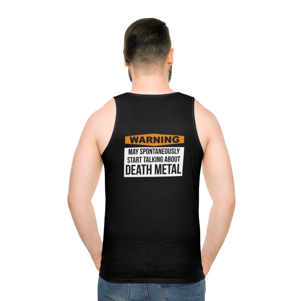Death Metal Unisex Tank Top for Heavy Metal Music Lovers