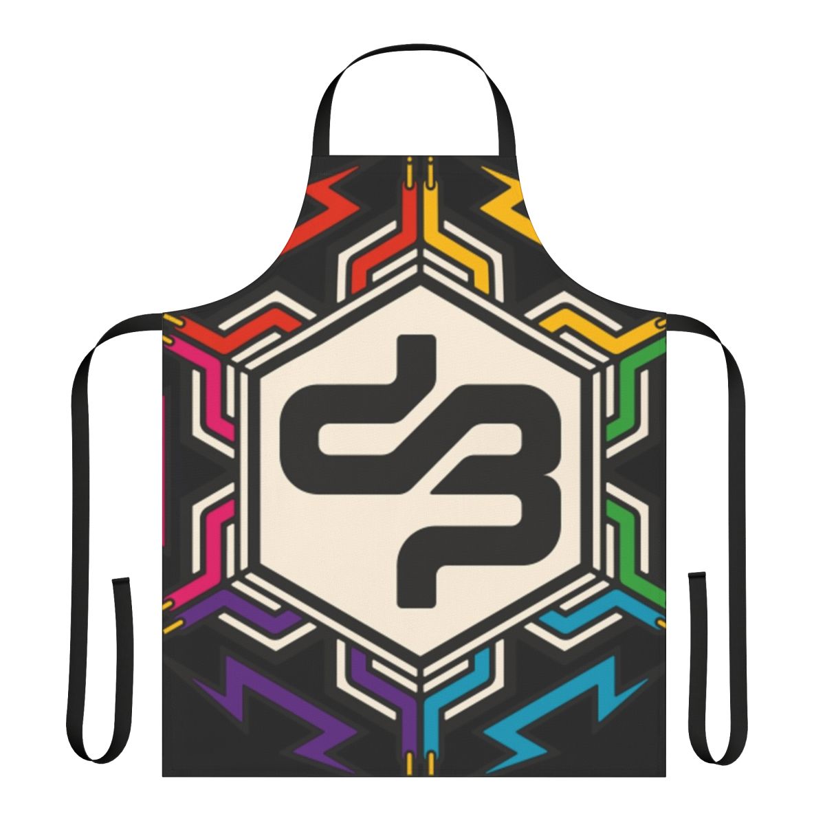 Decibel-Inspired Music Festival Apron with Graphic Design