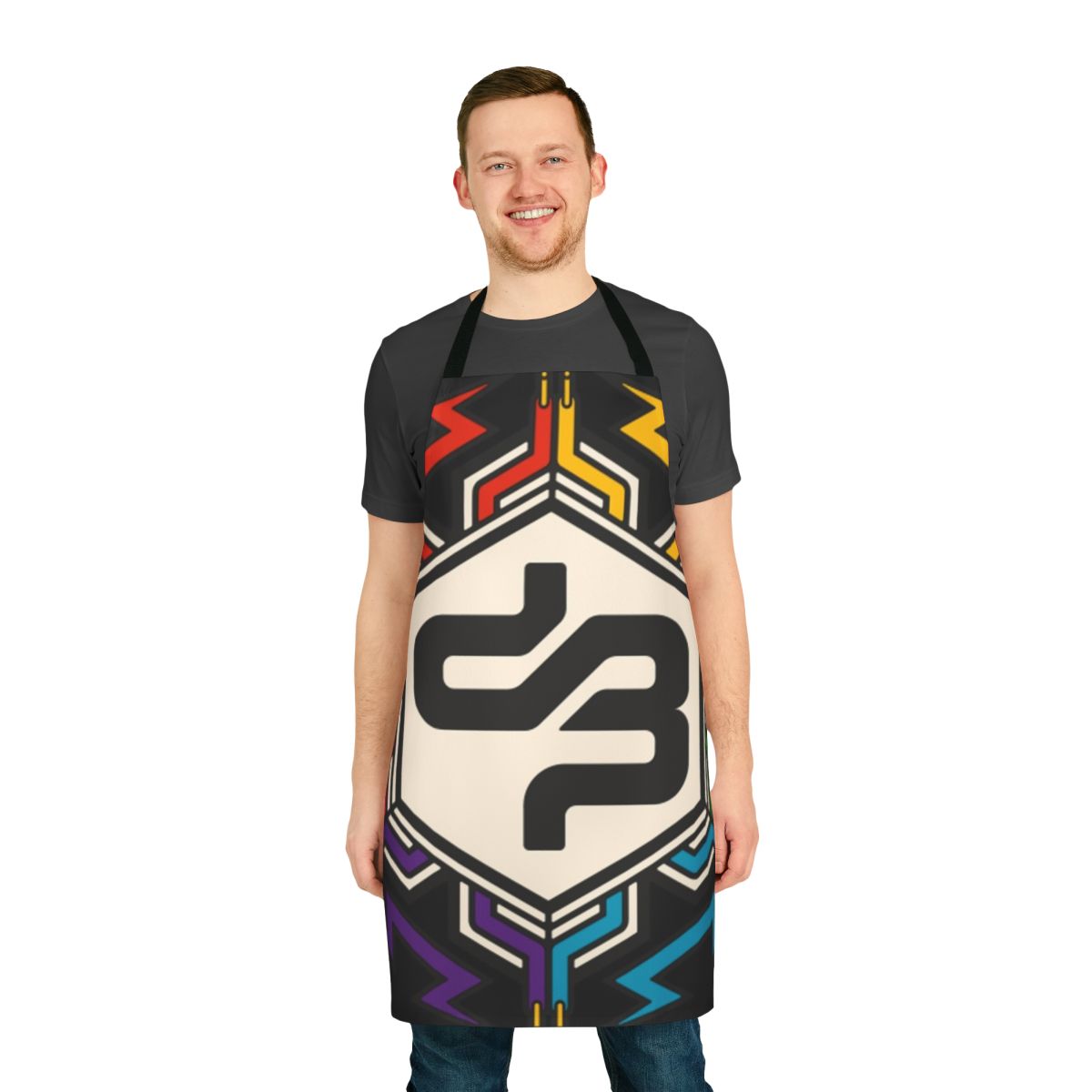 Decibel-Inspired Music Festival Apron with Graphic Design