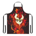 Decorative autumn-themed apron with a pony-inspired design featuring leaves and the autumn blaze color palette.