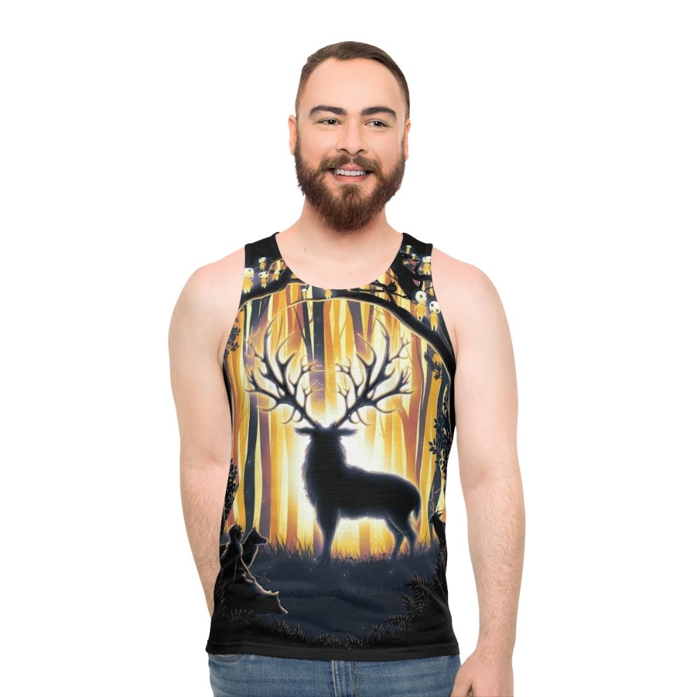 Deer God Master of the Forest Unisex Tank Top