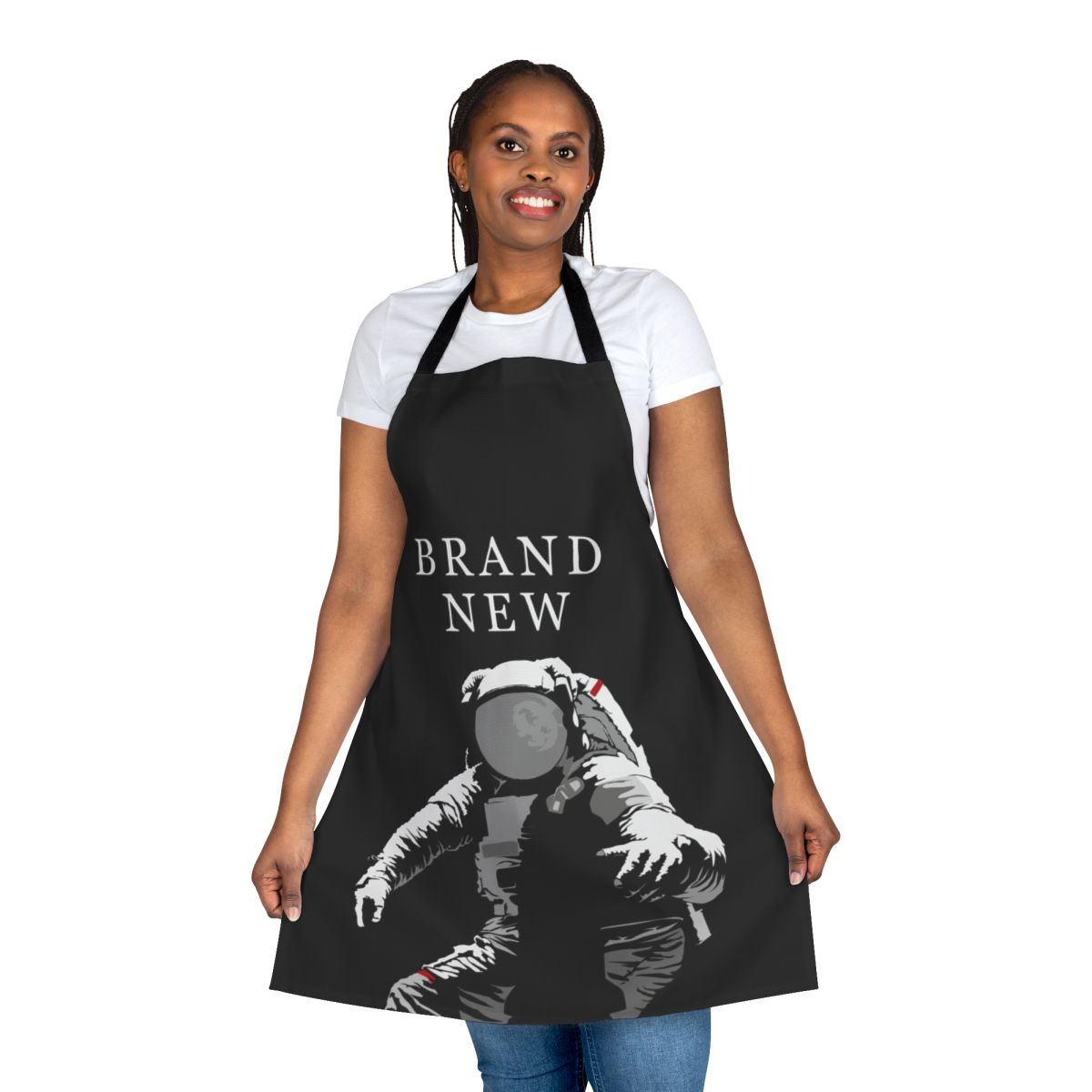 Brand new apron featuring Deja Entendu concept art design