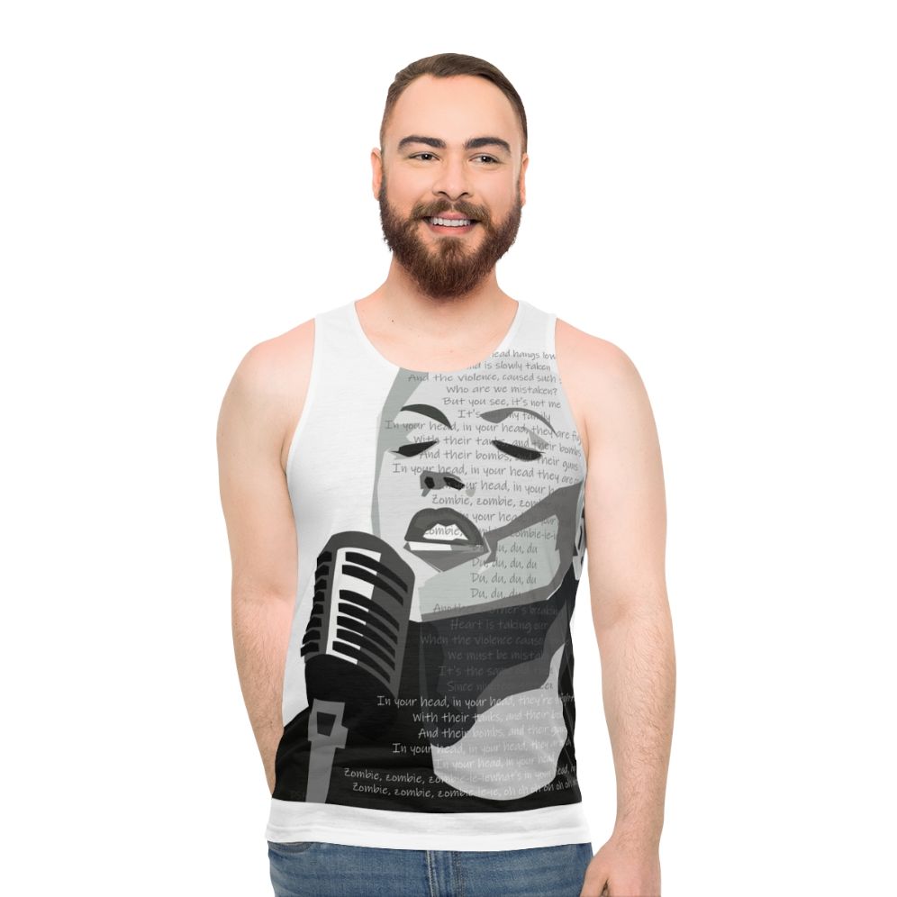 Delores O'Riordan Zombie Lyrics Unisex Tank Top