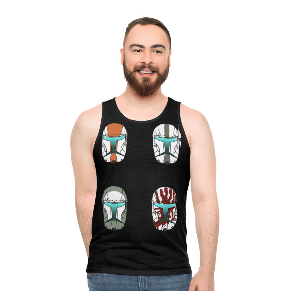 Delta Squad Helmets Unisex Star Wars Tank Top