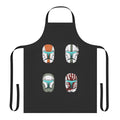 Delta Squad inspired tactical apron featuring character helmets